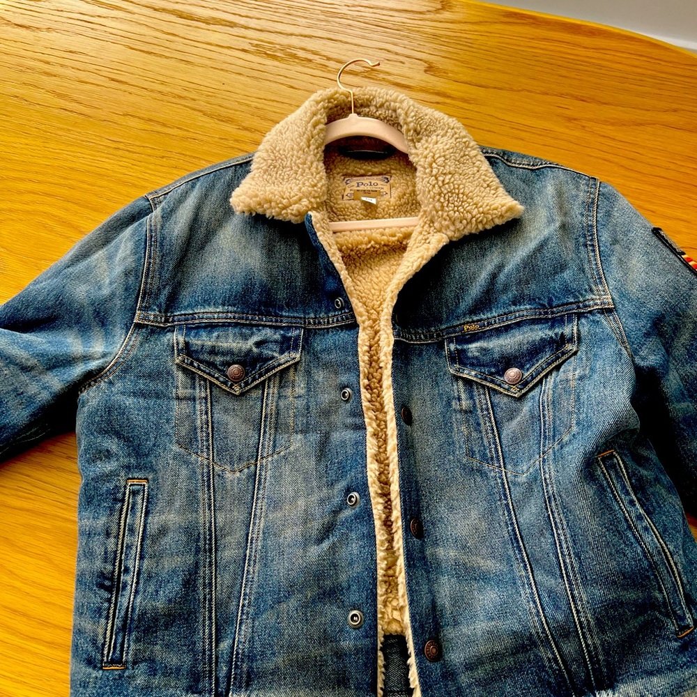 Men PoLo denim jacket